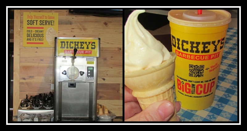 Dickey's Barbeque Pit free ice cream