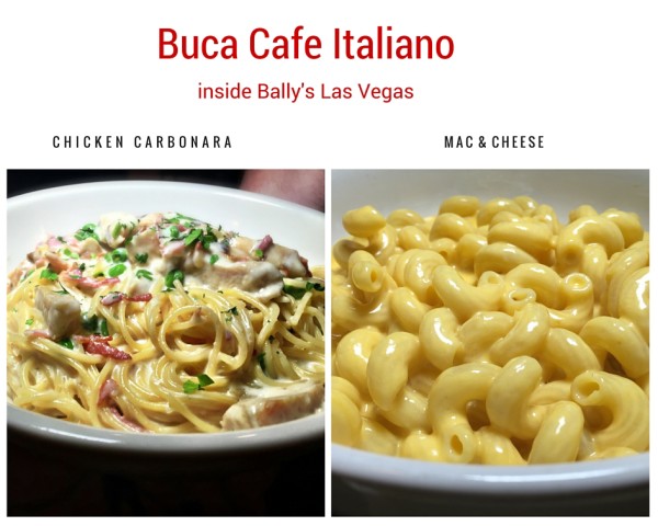 Buca Cafe Italiano Pasta