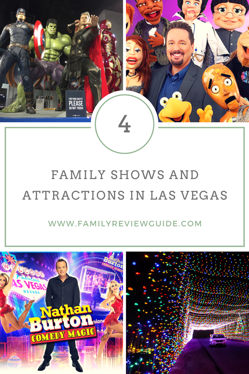 Family Shows and Attractions in Las Vegas Family Review Guide