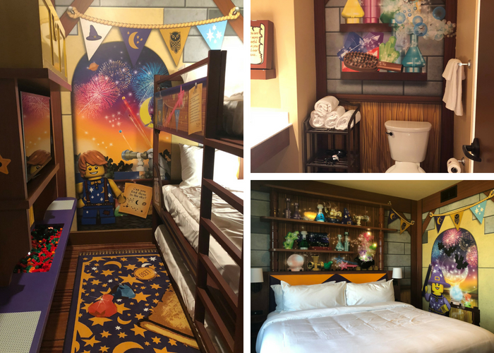 Legoland castle hotel hot sale magic wizard room