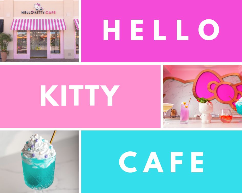 Hello Kitty Outdoor Cafe A Grand Experience In Orange County